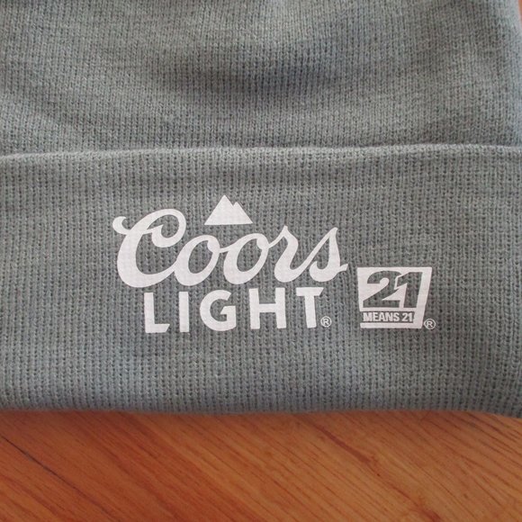 Coors Light - Two, New, Never worn Made to Chill toboggans - Picture 6 of 6